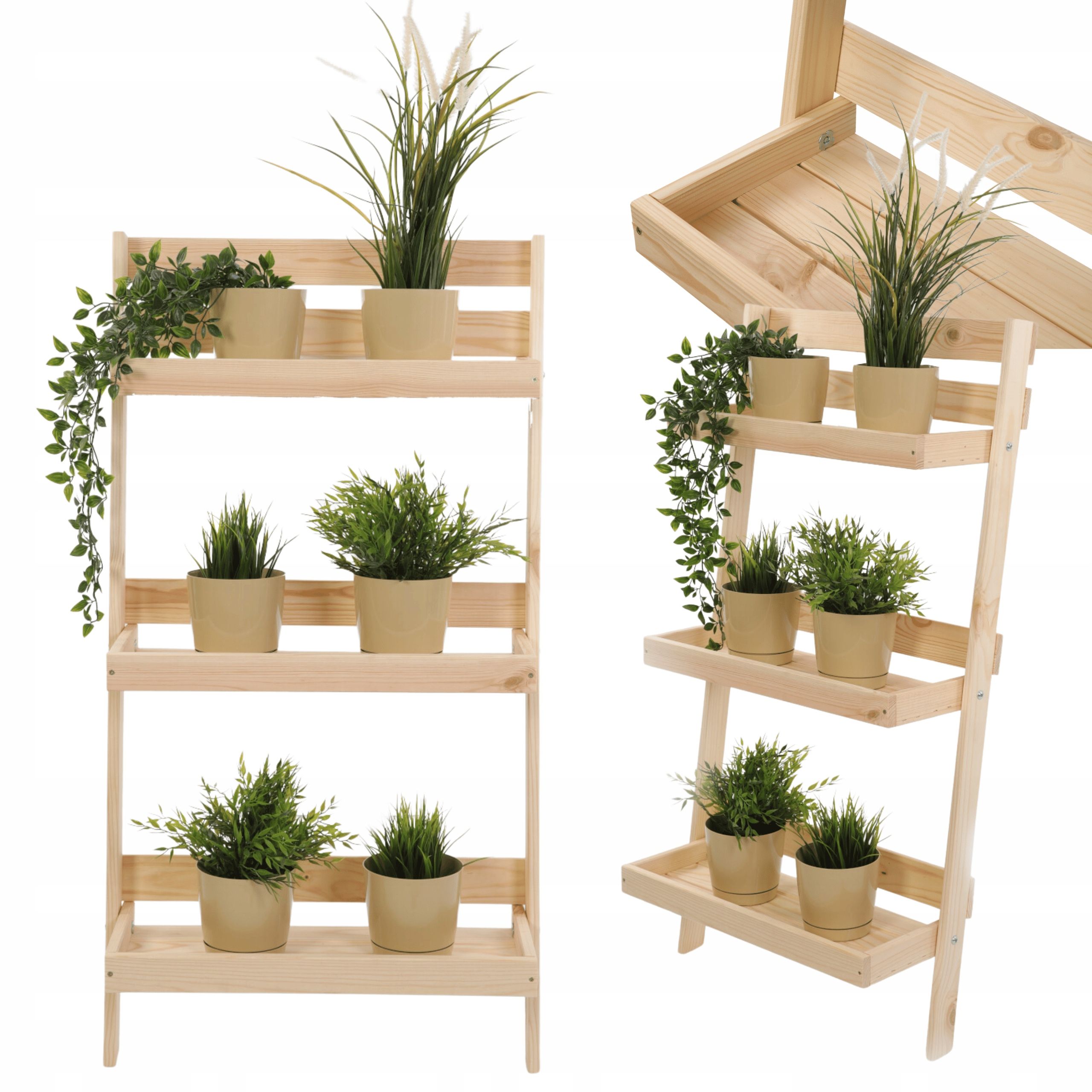  Flower stand opierany ø walls flower stand shelf for plants 145x77cm eco
