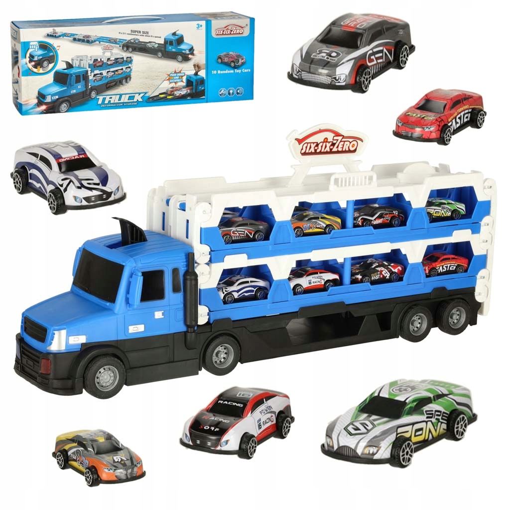  Autostrecke eisbahn garage + 8 autos