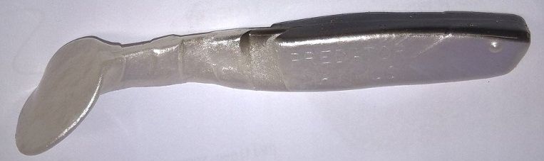  Manns predator 3,5cm geltonas su juodu grzbietem