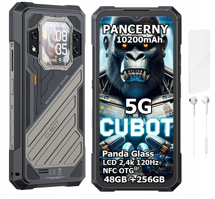  Smartphone cubot king kong star 2 24/256gb dual 5g armored ip69k military