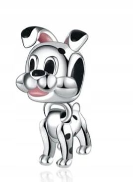  Md charms anhänger hündchen herz grau hund chihuahua steine | s925