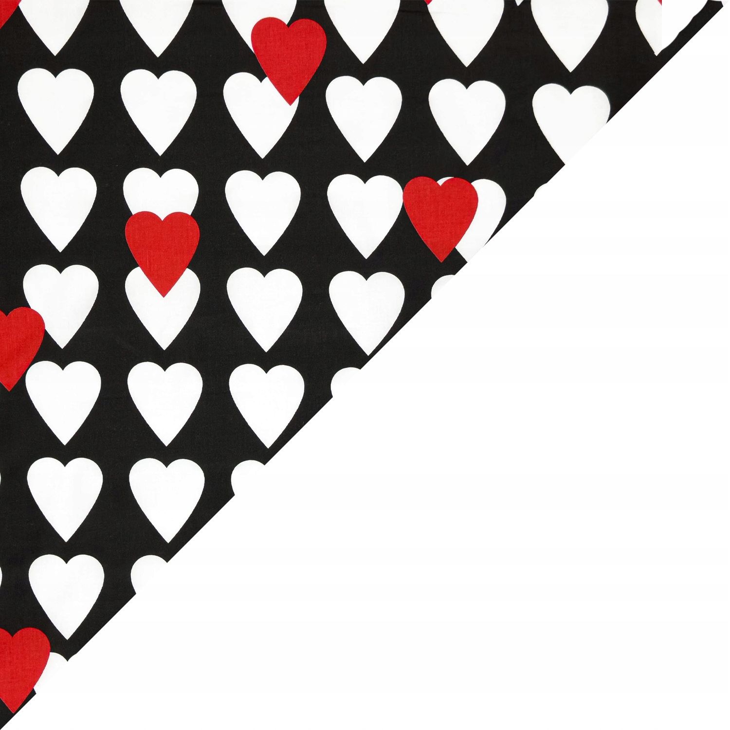  Bandana bandana bavlnená detská čelenka šatka šatka srdiečka 444red