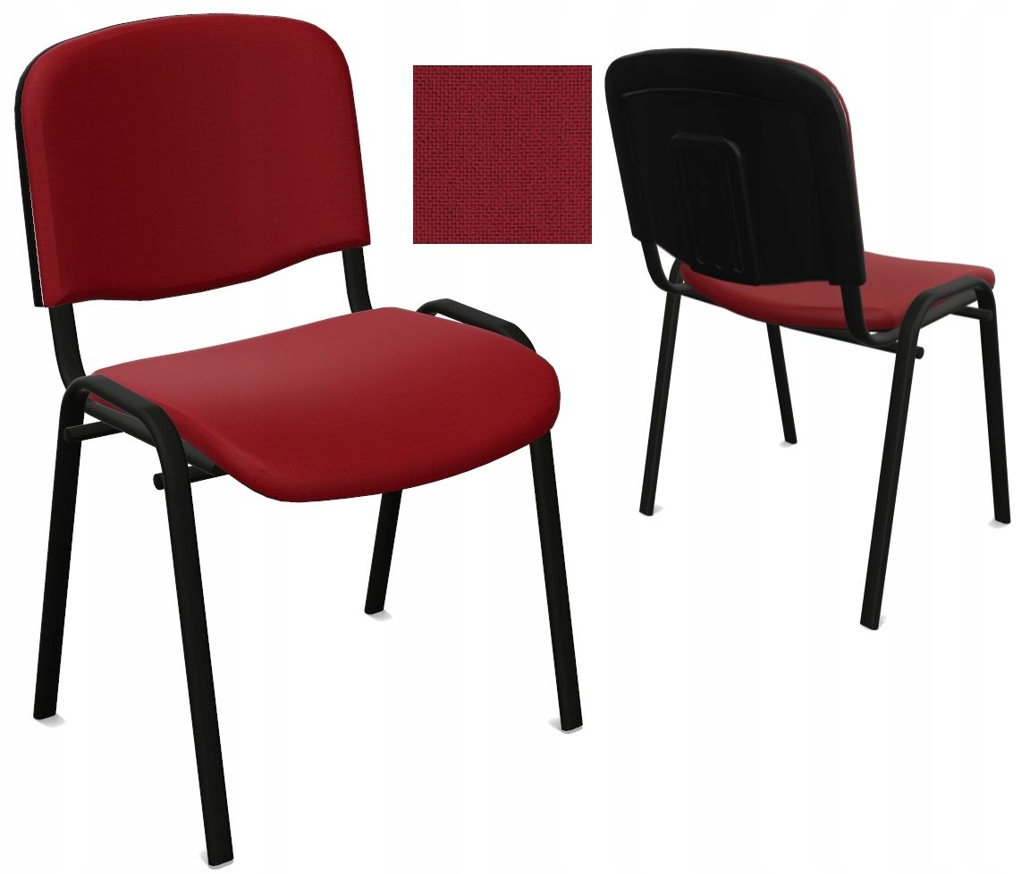  Konferencinė kėdė minkštas iso juodas ns