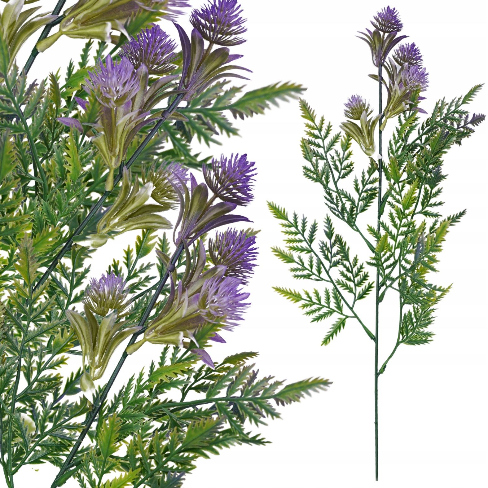  Dirbtinės gėlės gipsowka šakelė 32cm tanki violetinė priedas puokštėms