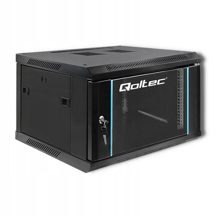  Tarnplatte abdeckung 1u für die garderobe rack 19” qoltec stahl schwarz