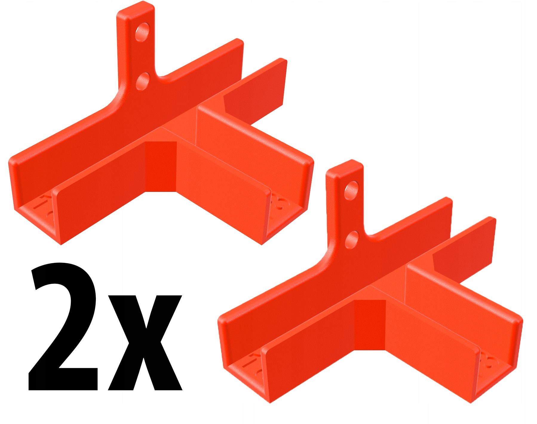  Držák tesaři " l " instalace hranatý pro nábytkové panely 18mm ,3 řeka 2 ks.