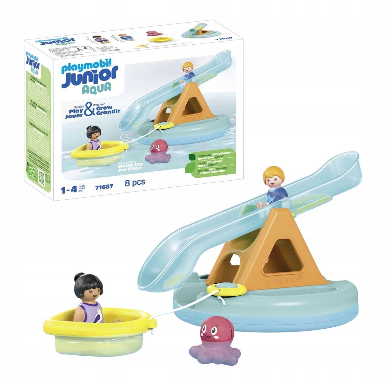  Komplektas playmobil 71423 automobilis su nameliu ant ratų