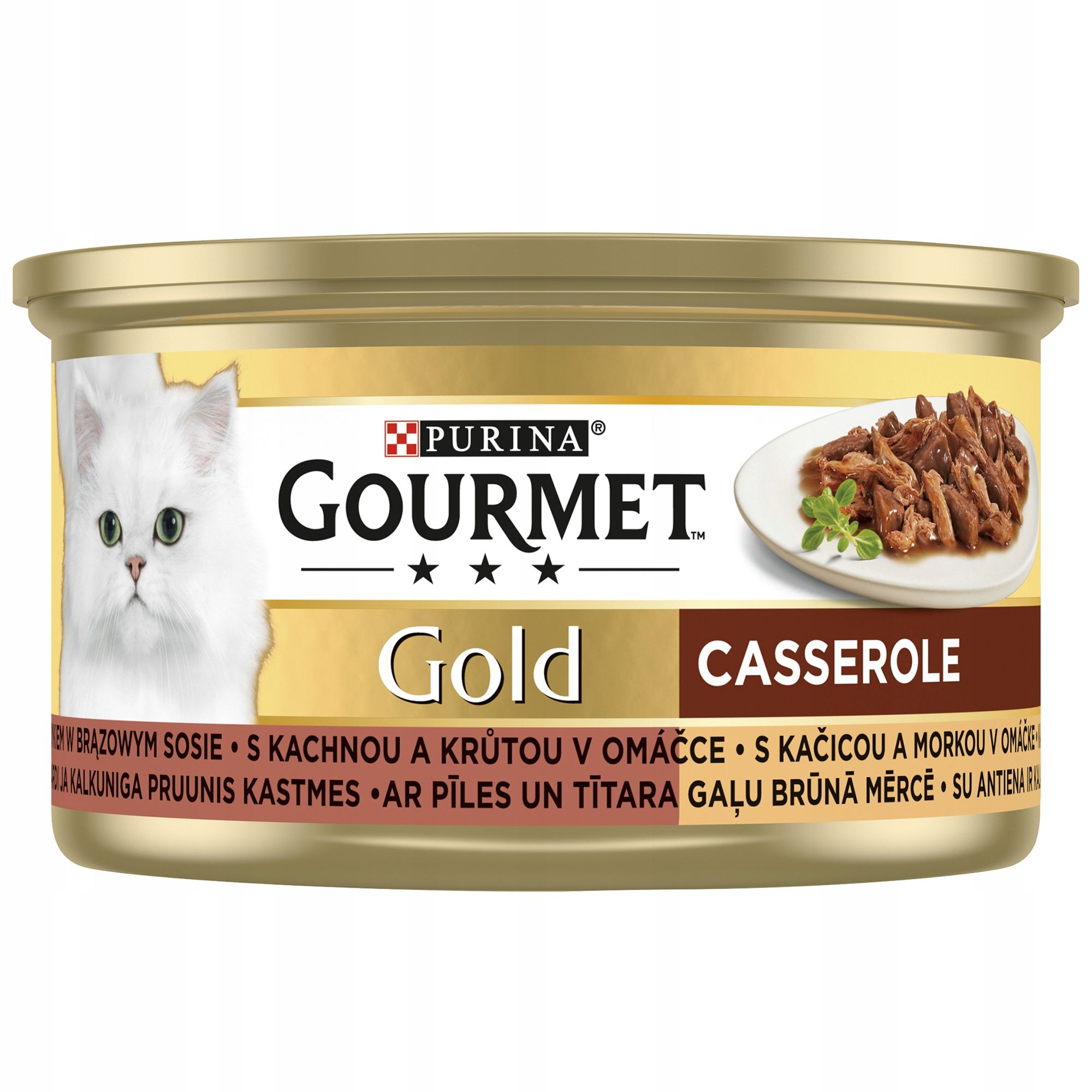 Purina gourmet gold savoury šlapias maistas su vištiena i morka 85gx12szt
