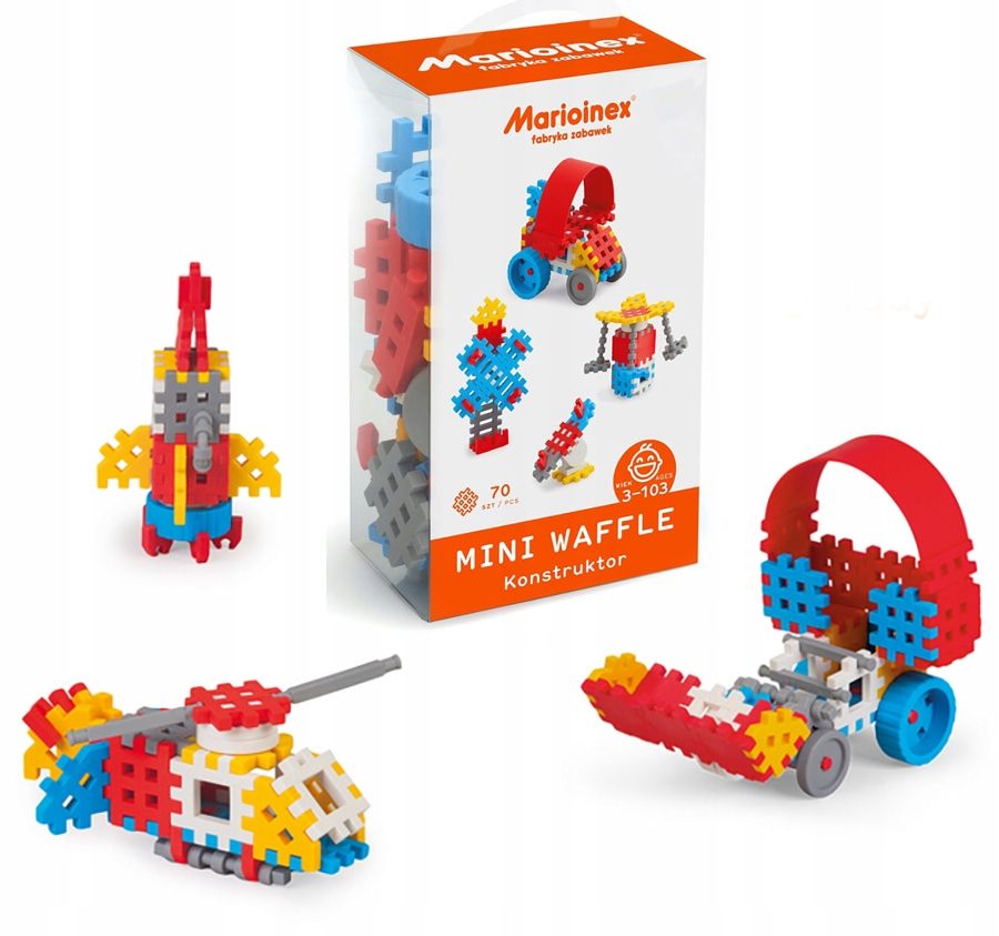  Marioinex waffle mini autos race car, megan, 50 el pink, rennen 2 in 1