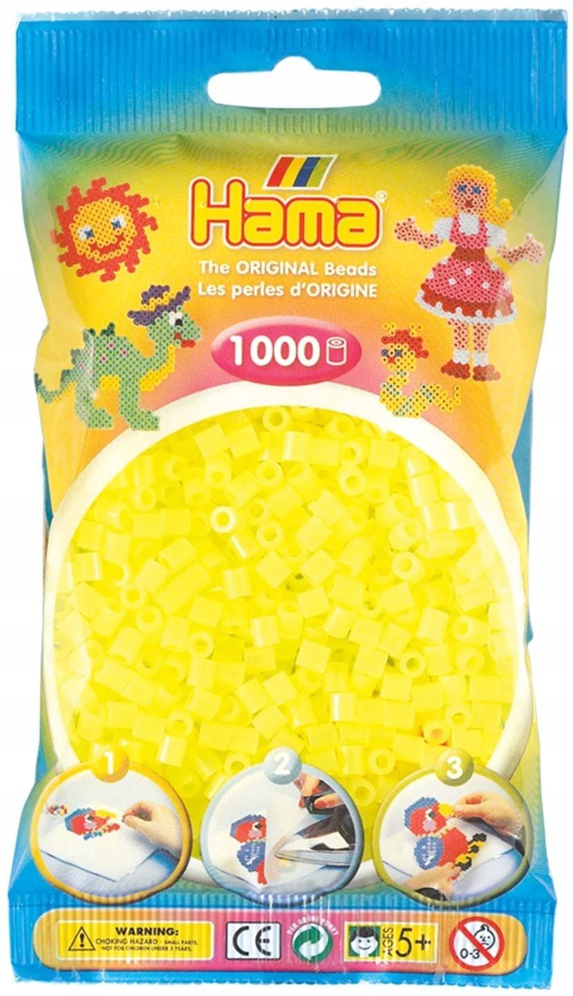  Hama 207-103 - svetlo žltý - 1000 korálky midi - krk
