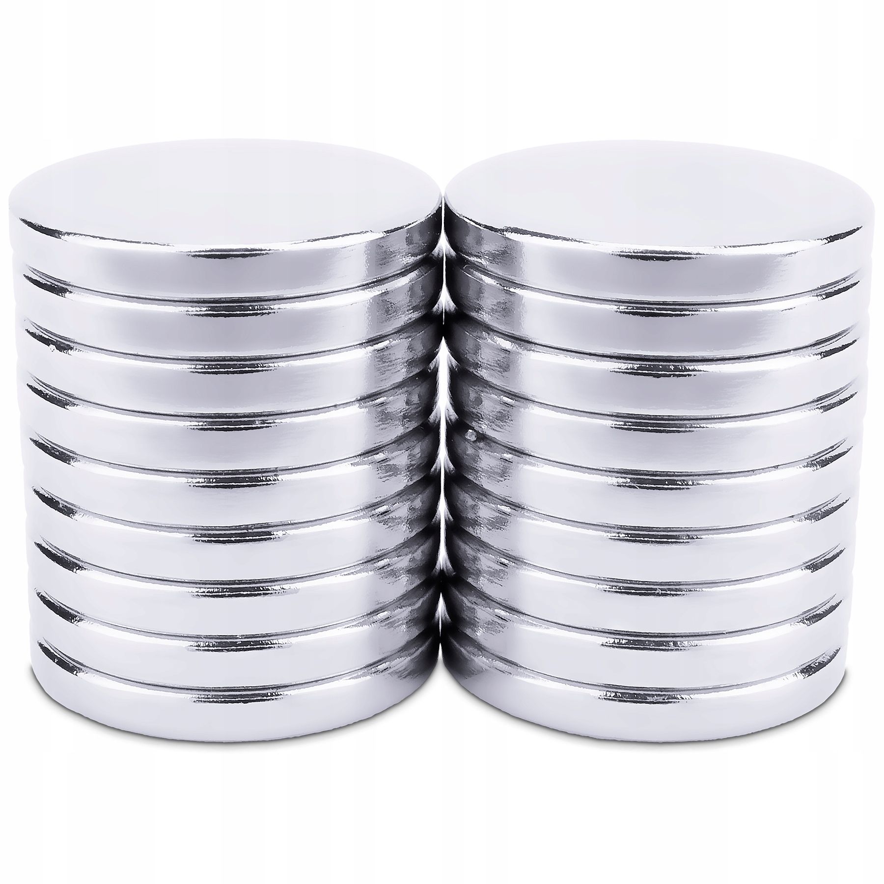  Neodymový valcový magnet fi 5x10 mm, pevný okrúhle plochý valec, 20 počítač.