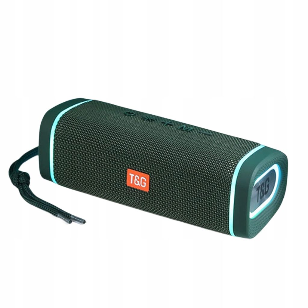  Wireless speaker t&g tg375 bass radio bluetooth led microphone black