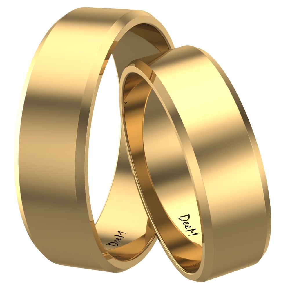  Klassisch trauring aus gold prüfen 585 flach 3 mm + diamant kostenlos + gravur