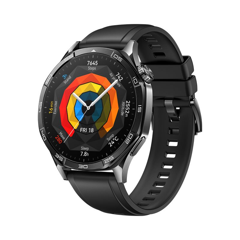  Išmanusis laikrodis huawei watch gt 5 classic 46mm sportinis laikrodis rudas