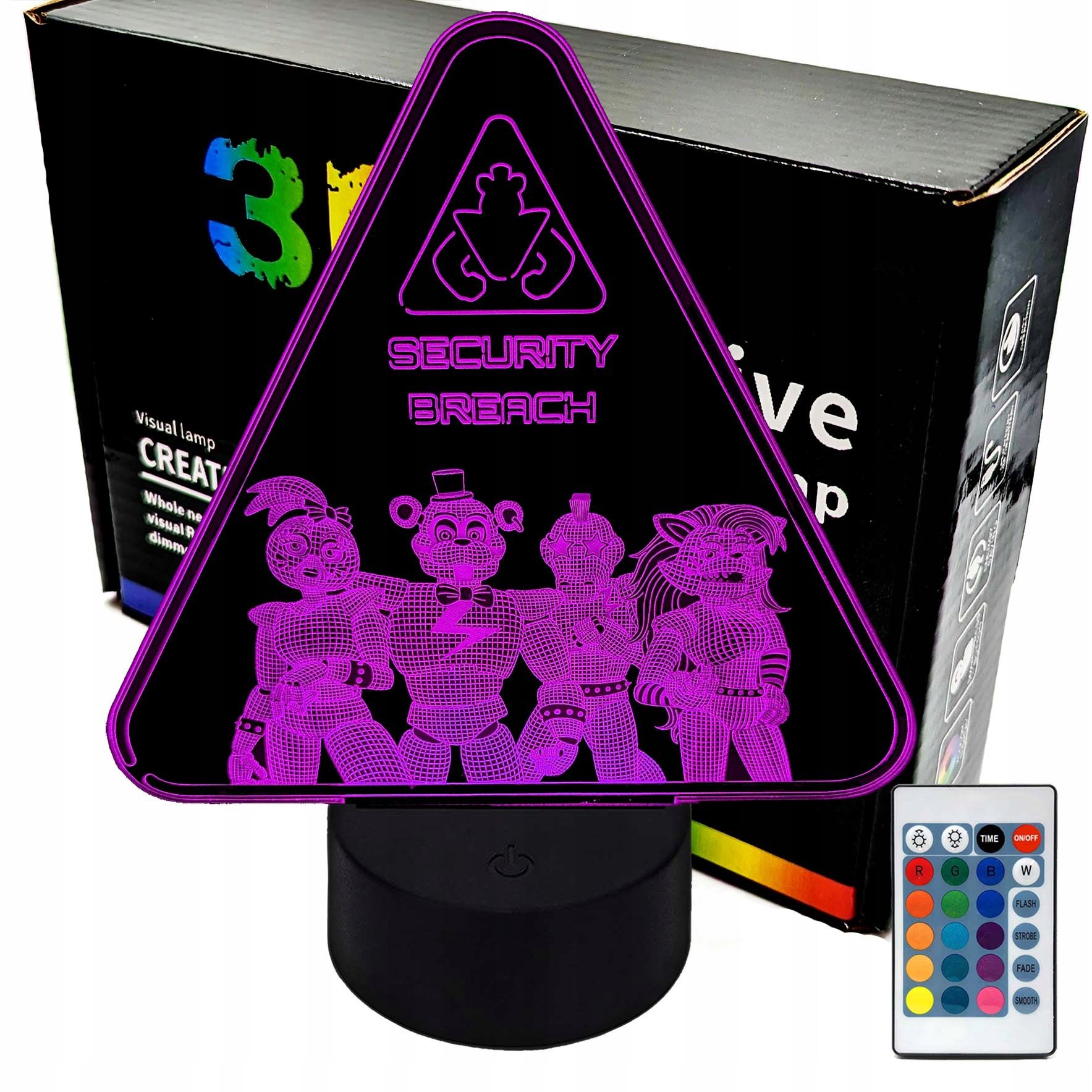  Noční světlo fortnite 3d lampy led
