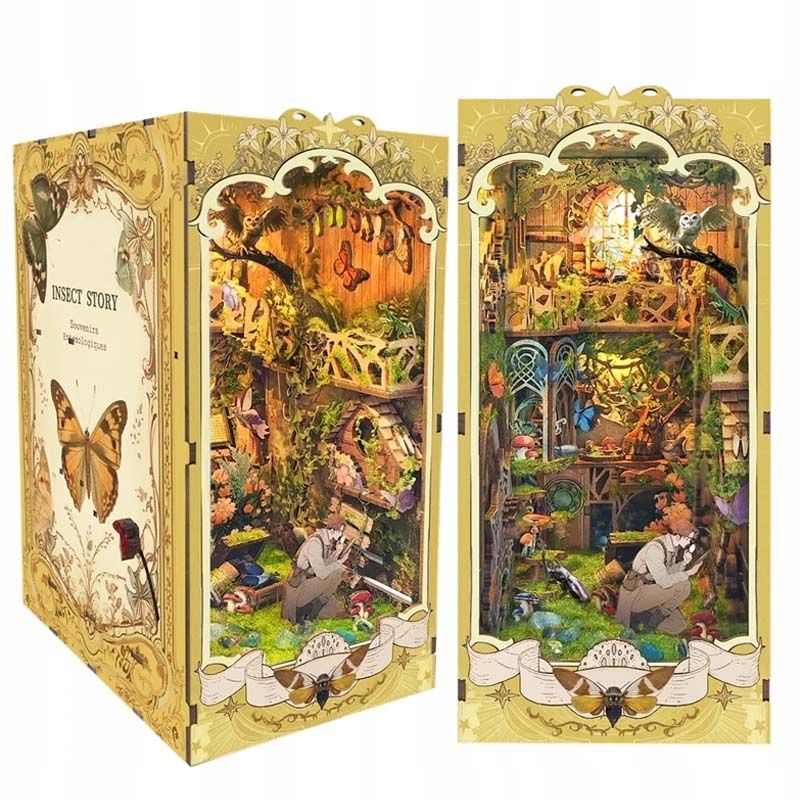  Miniatūra māja book nook vasara fejas dāvana diy