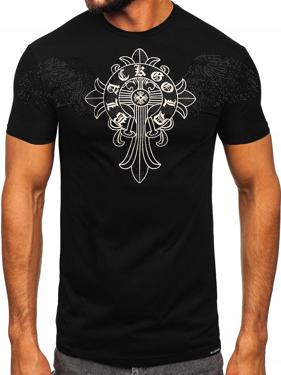  Herren-t-shirts rundhalsausschnitt denley größe m
