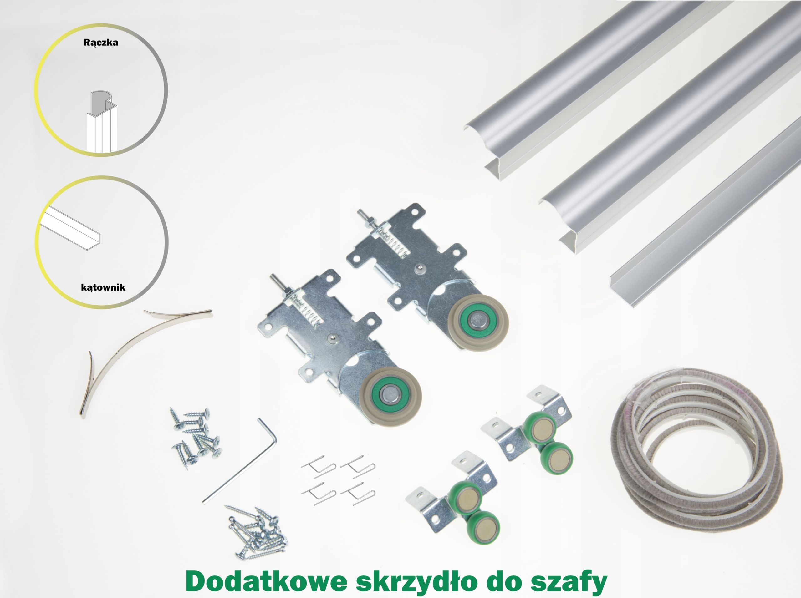  Stumdoma sistema spintoms 180cm 2 sparnai sevroll