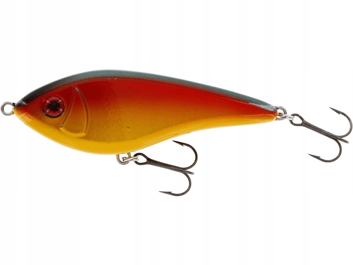  Vobleris westin swim jerk 10cm 34g - skęstantis - 3d rocky red