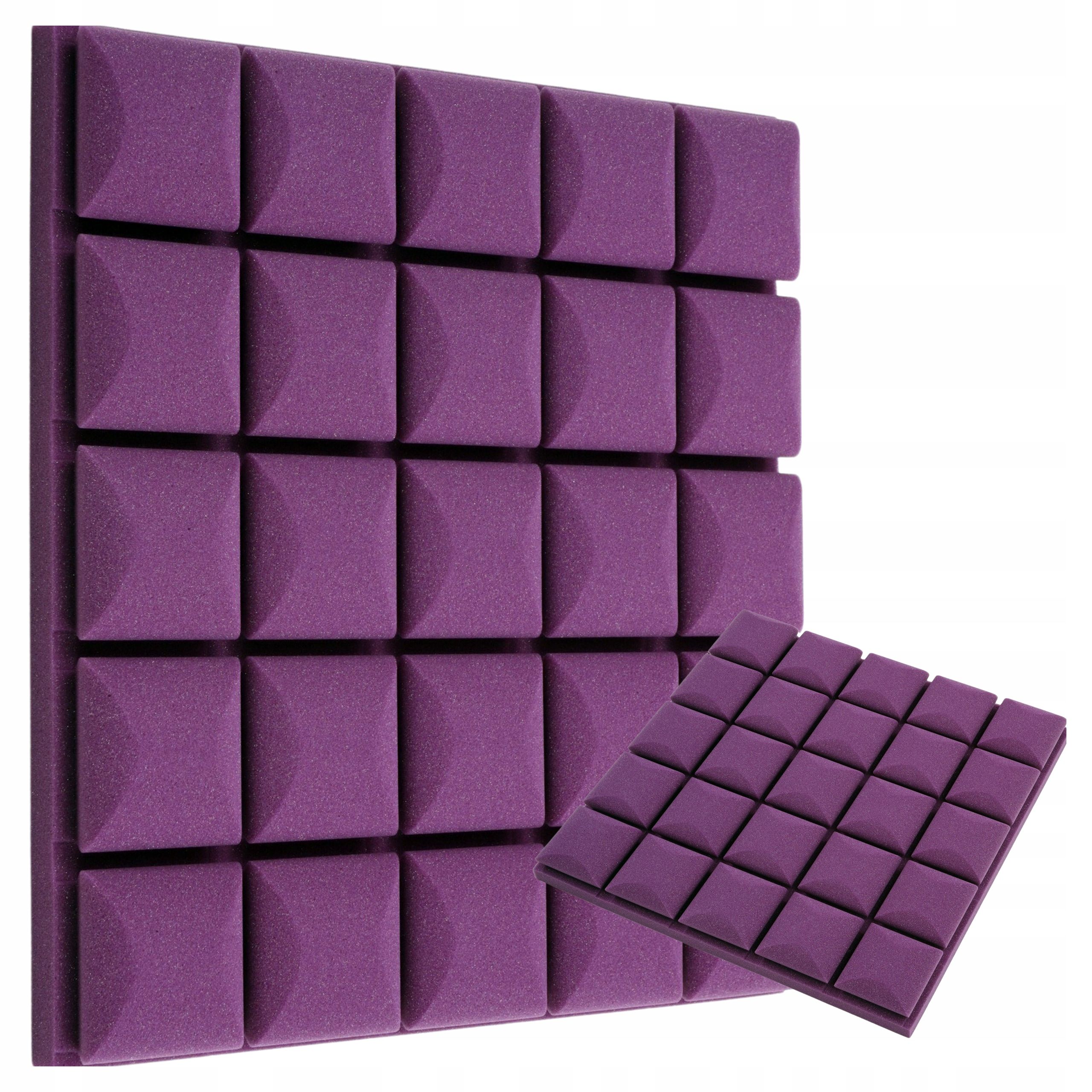  Akustinis porolonas garso izoliacijai pleištai 50x50x5cm prieškambario luboms