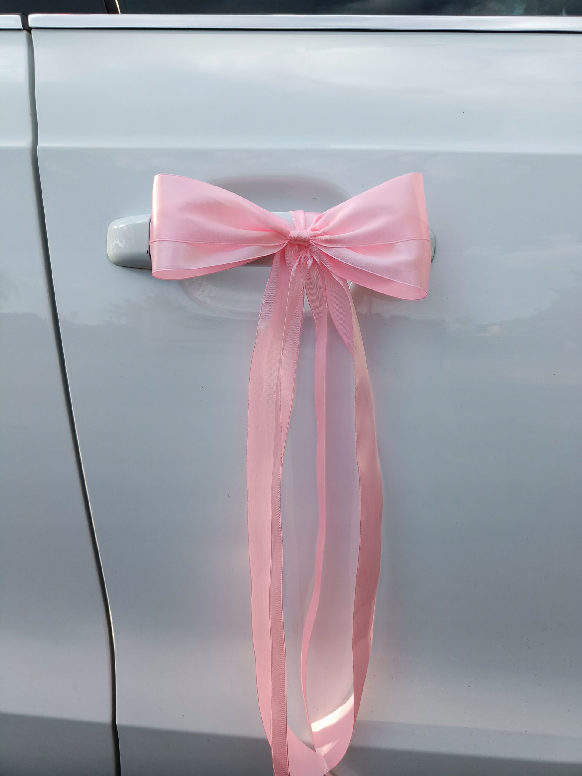 Bantu na ozdobu kliky pro auto slubnego x4 pudrově růžová