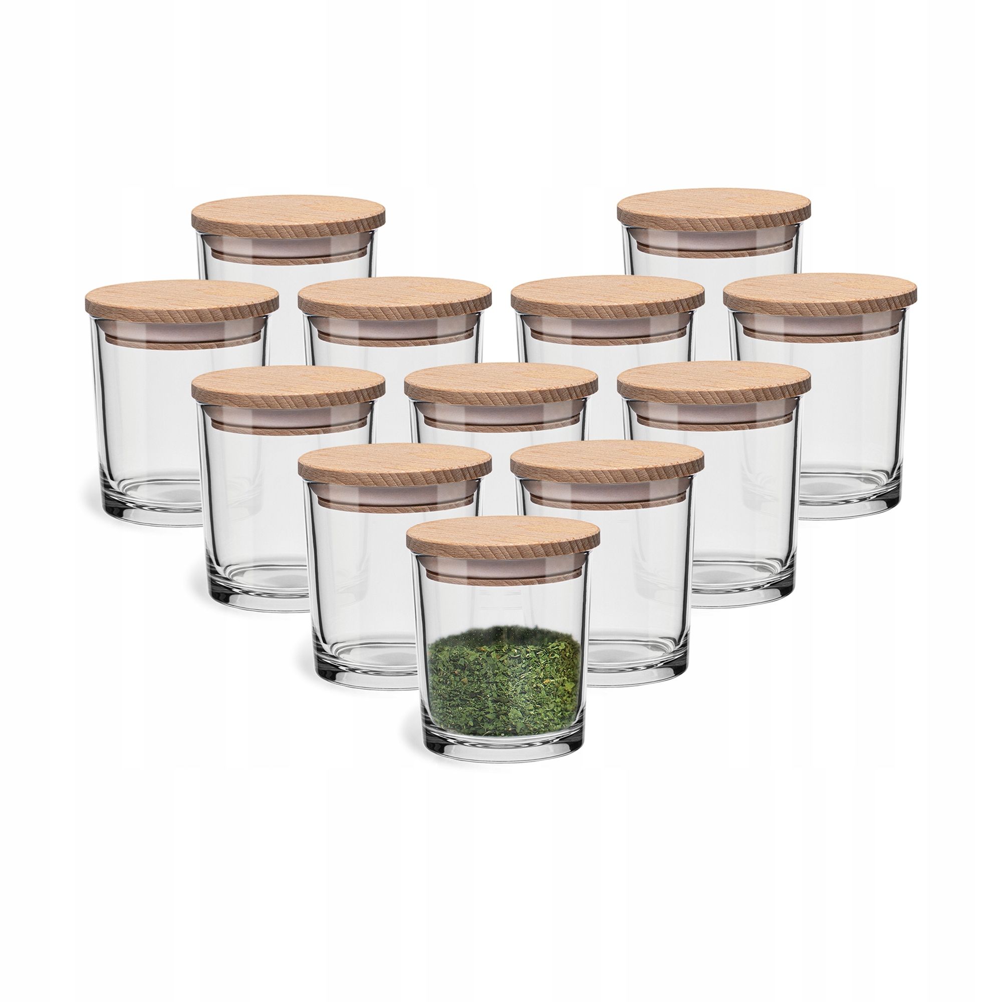  Glasses jars on spaghetti shoe polish food 6x30 cm polish glass