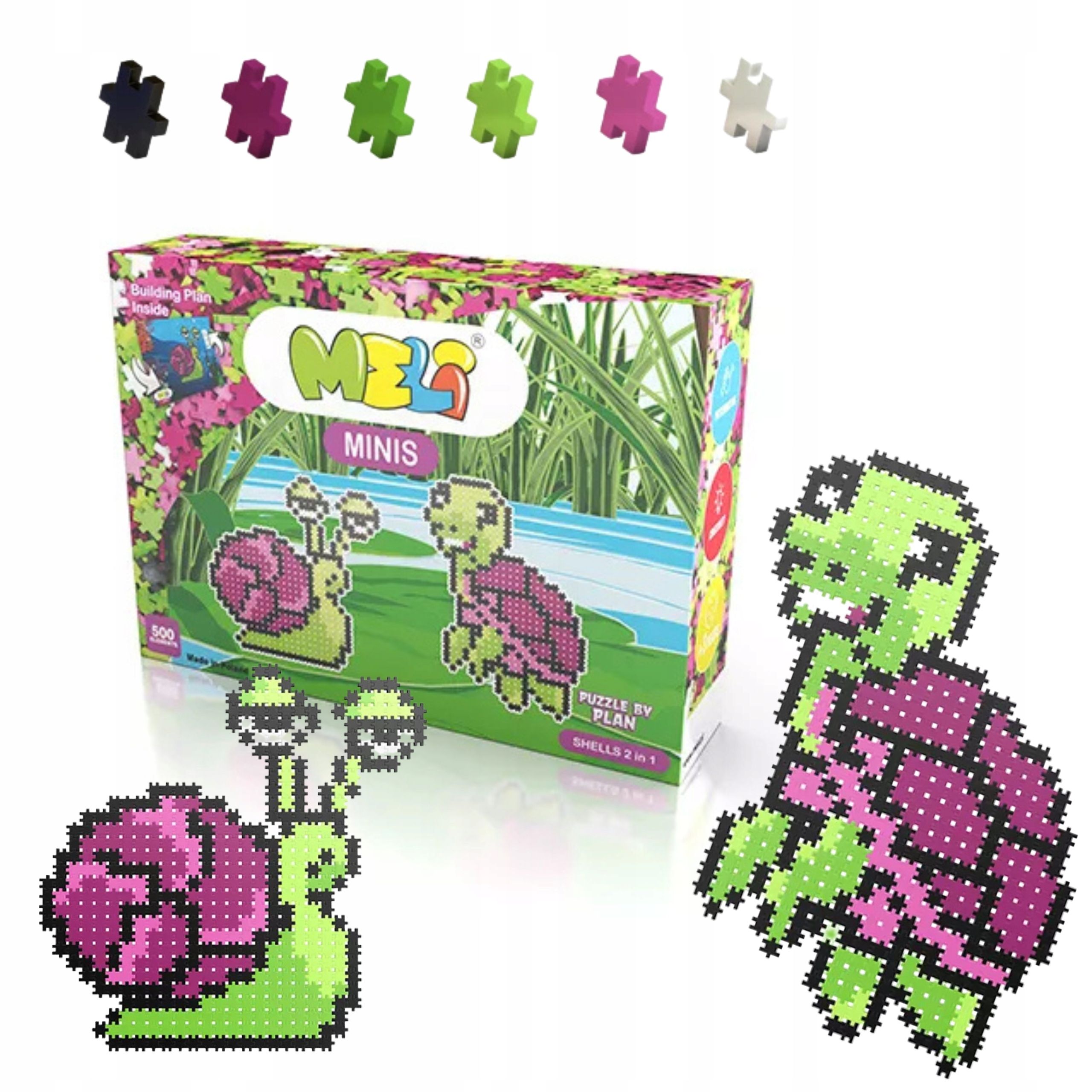  Bausteine mini waffeln meli minis edu buntstift größe 1400 pcs. mosaik
