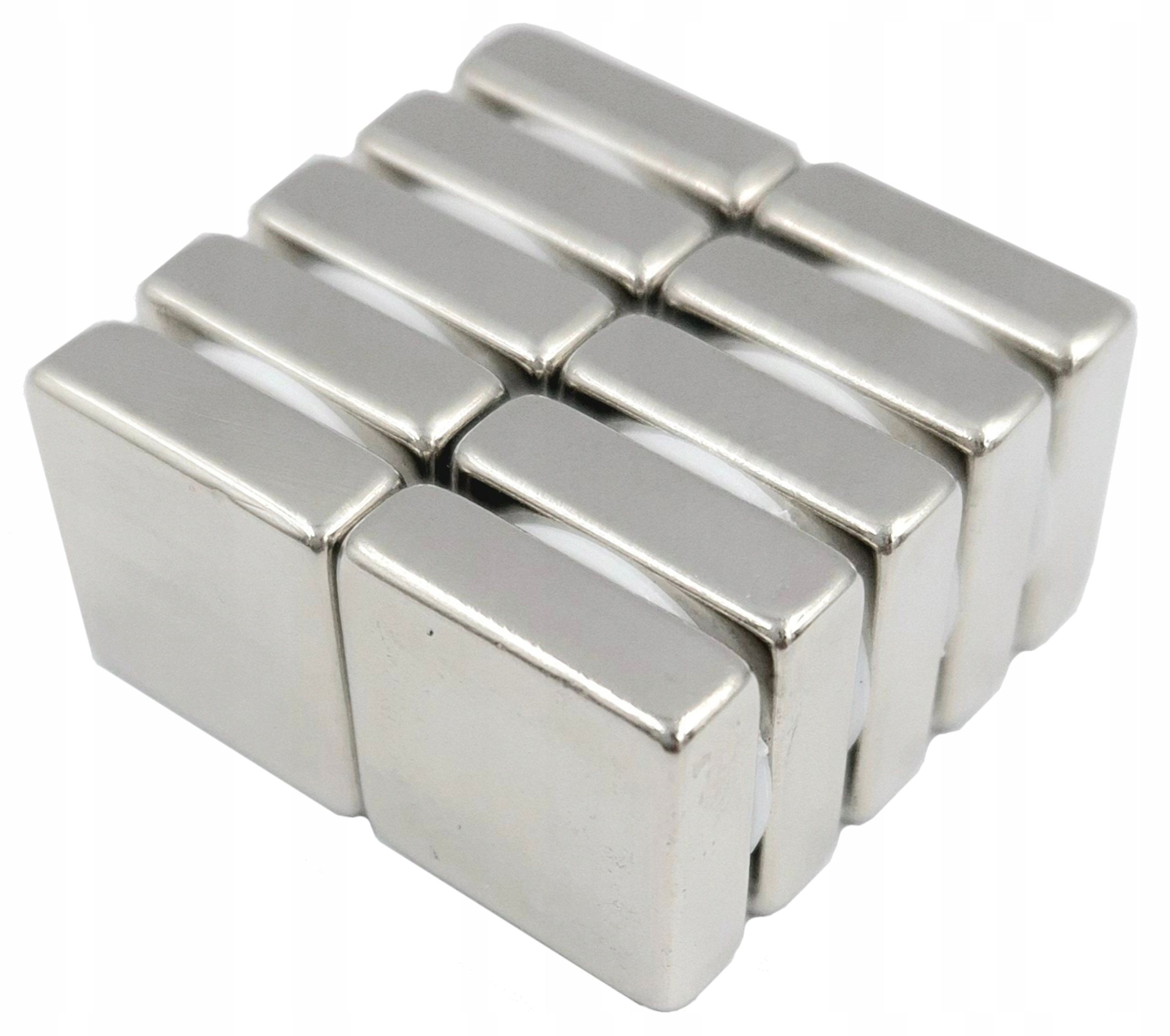  Silný neodymový magnet kazeta 20x10x2 - 10 počítač. / neodymové magnety /