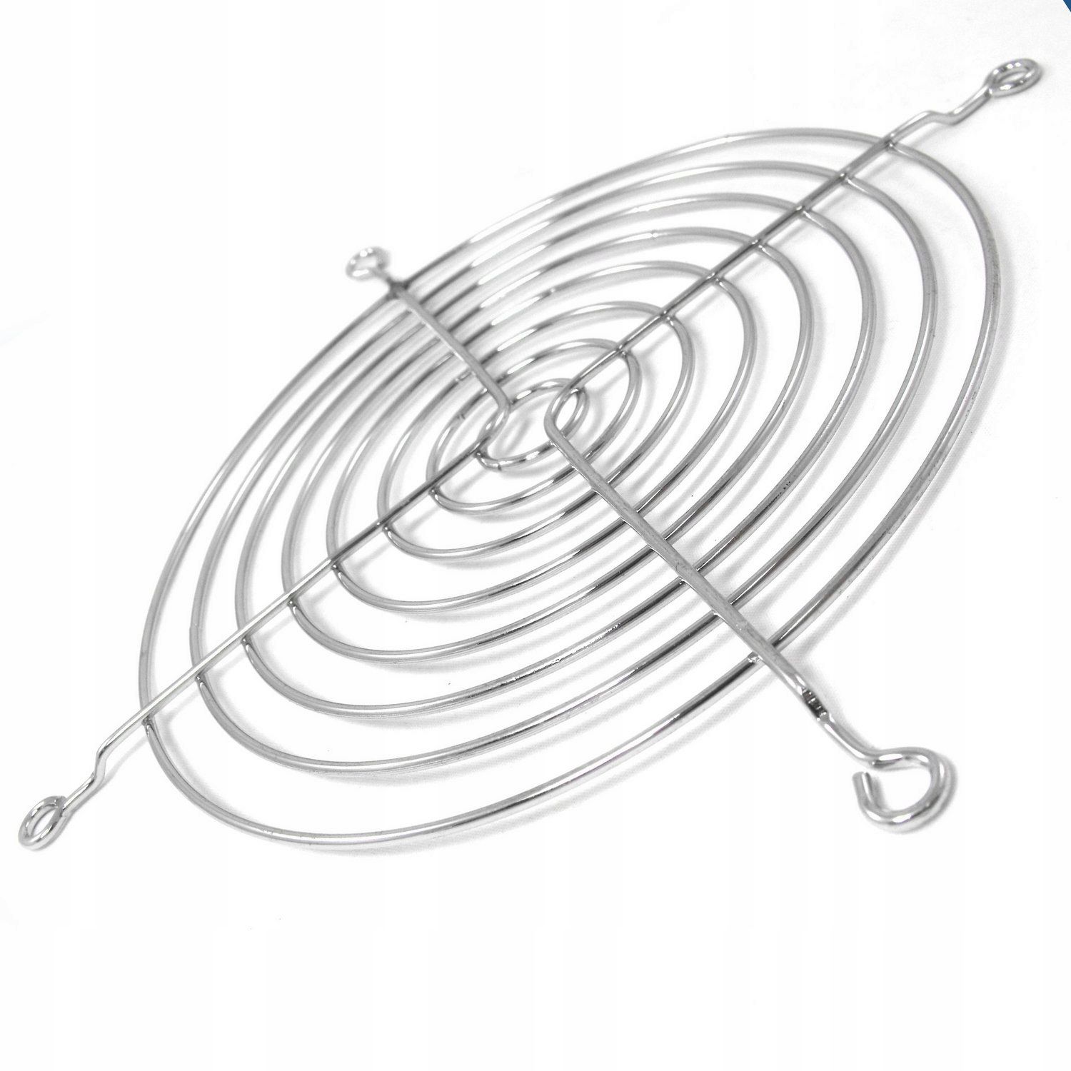  Aab 80 mm grill chromed metal 8-cm silver protection fan protection