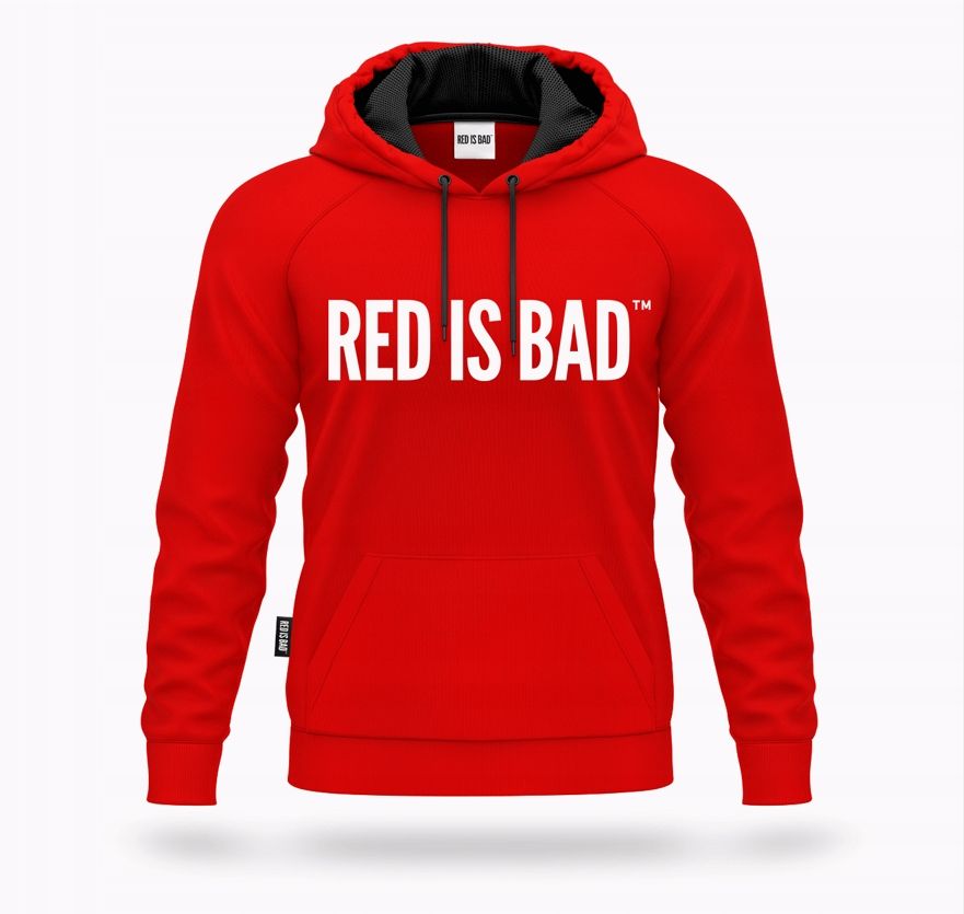  Red is bad pánsky sveter veľkosť m