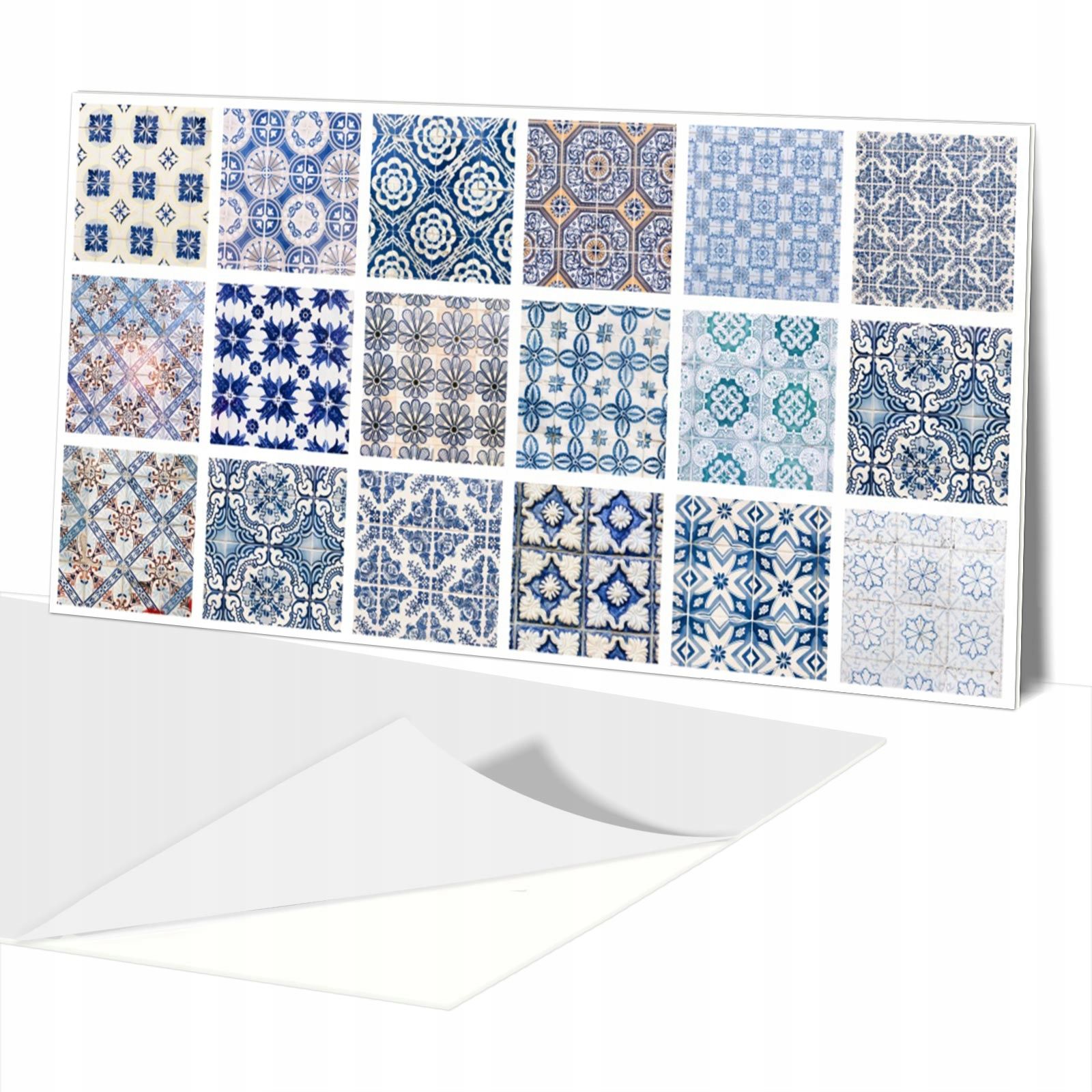  Lipīga plāksne pvc paneļi uz sienas marokānis patchwork 100x50cm