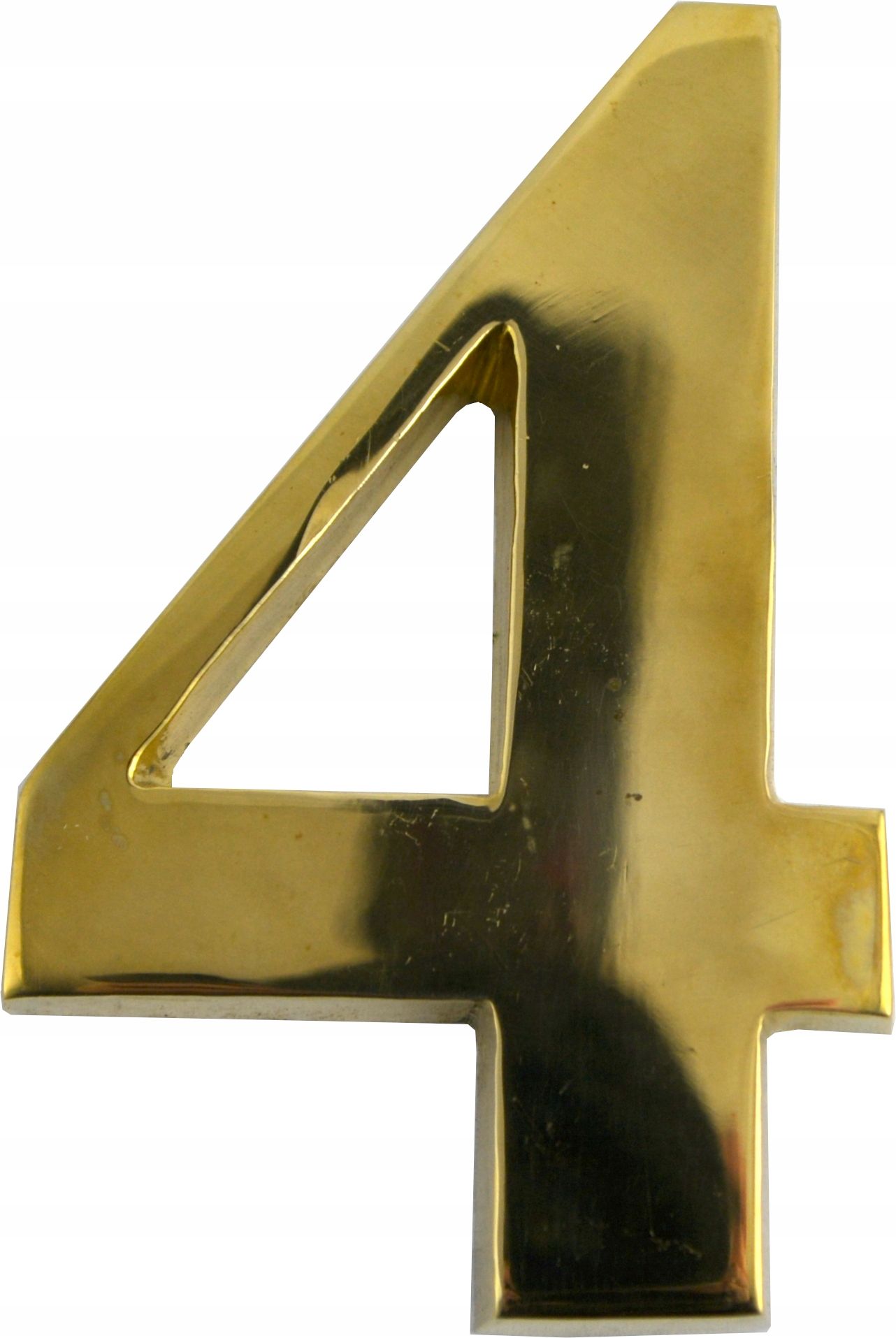  Raidė žalvarinė golden ant namo 14 cm