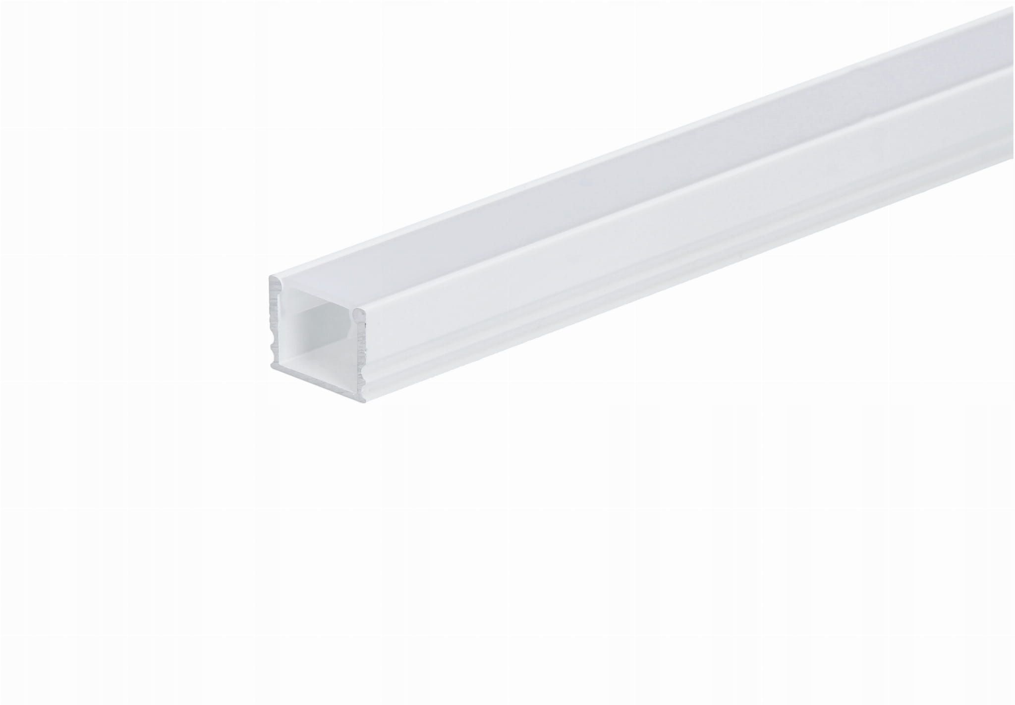  Profils led basic ar vizieri piens balts mlf 2m