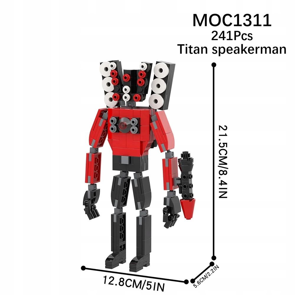  Mooxi skibidi toilet set macht bricks game großartig titan corps vs monitor man a