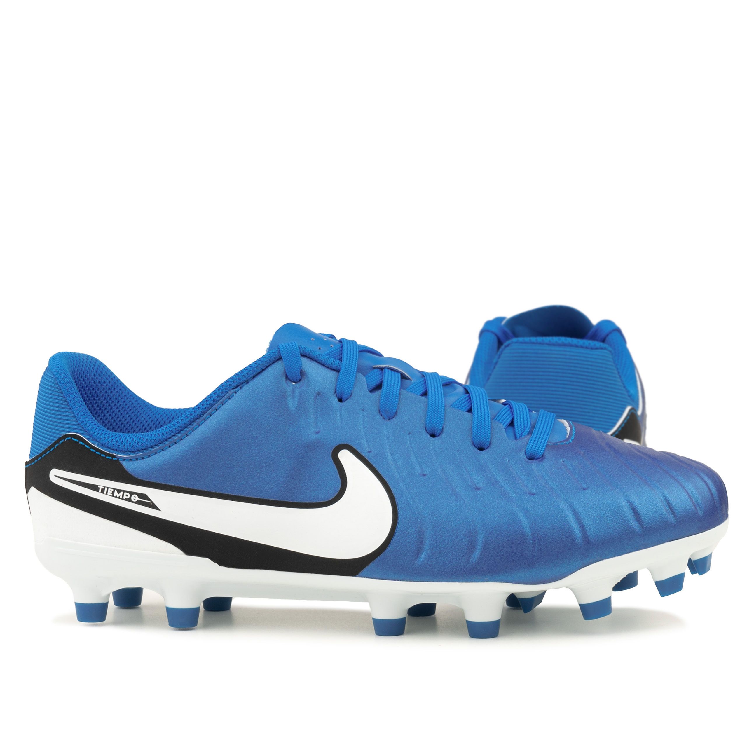  Football boots with spikes nike vapor 14 club fg/mg chlorine blue / laser orange dj2903 484
