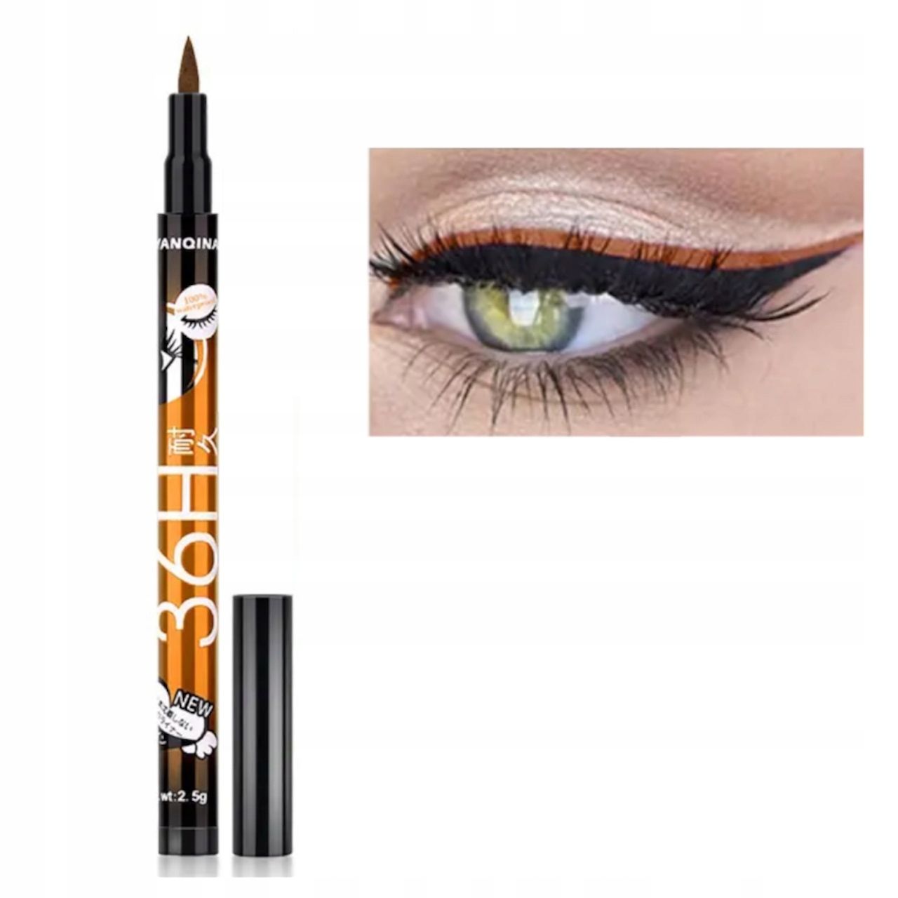  Wasserdicht eyeliner für augenlider braun lang anhaltende wirkung yanqina