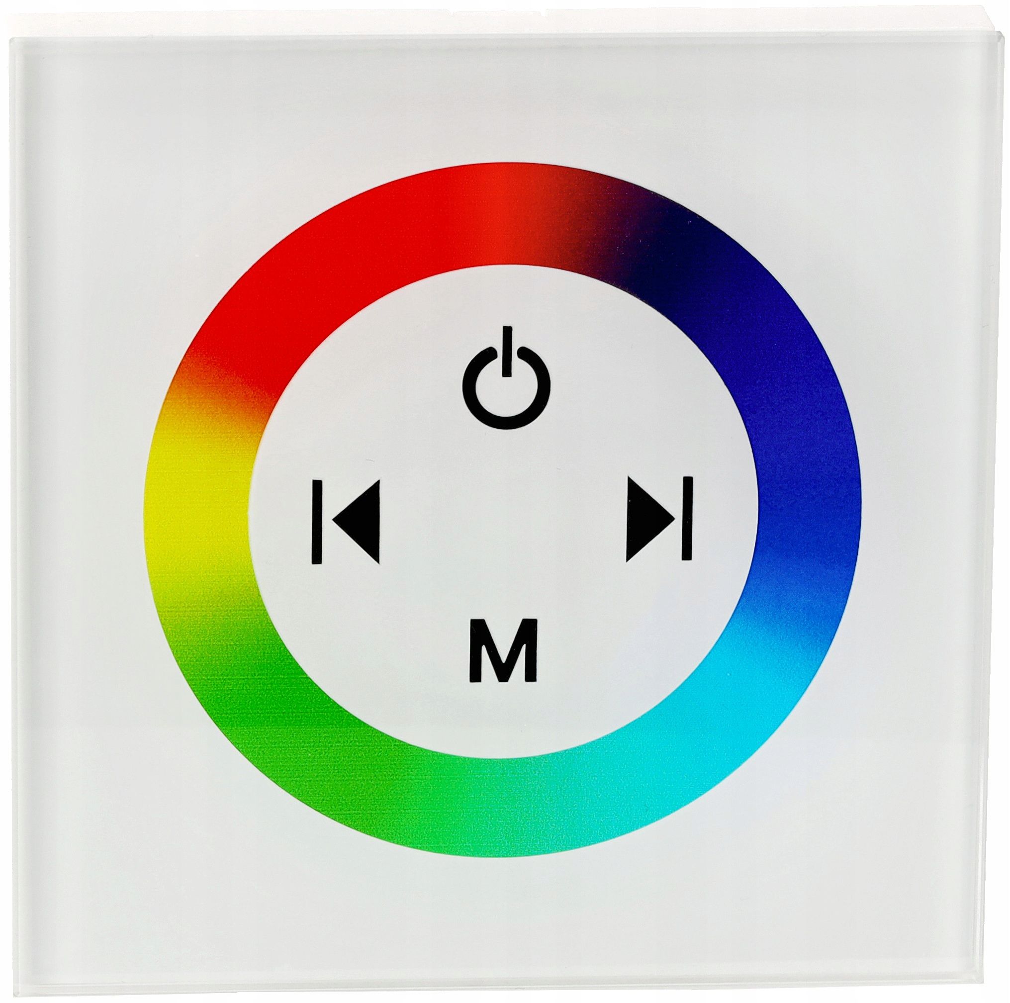  Valdiklio valdymo pultelis juostų led rgb 12a ovalas juodas 61023