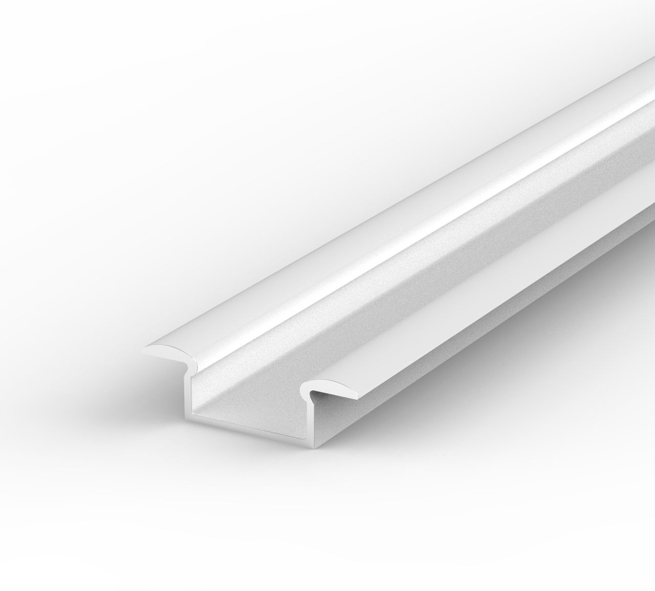  Aliuminio profilis led įleidžiamas led juostos baltas 2 metrai premium
