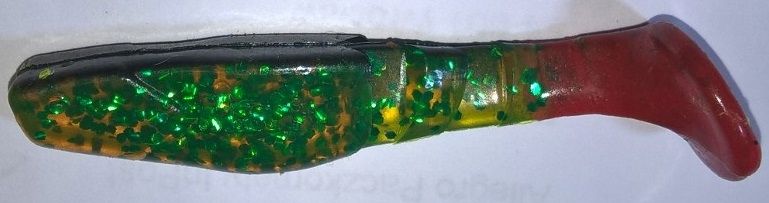  Manns predator 3,5cm geltonas su juodu grzbietem