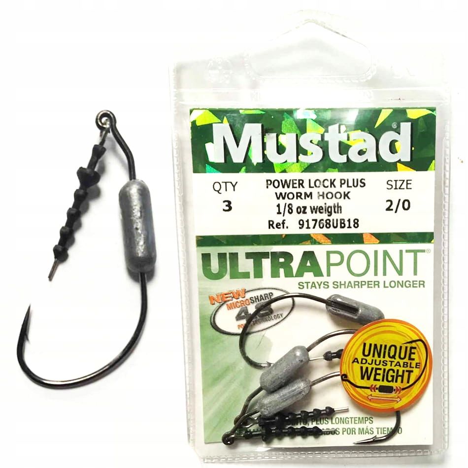  Háčik kompenzovať so závažiami 3,6g potvrdenie na návnadu mustad worm hook 1/0