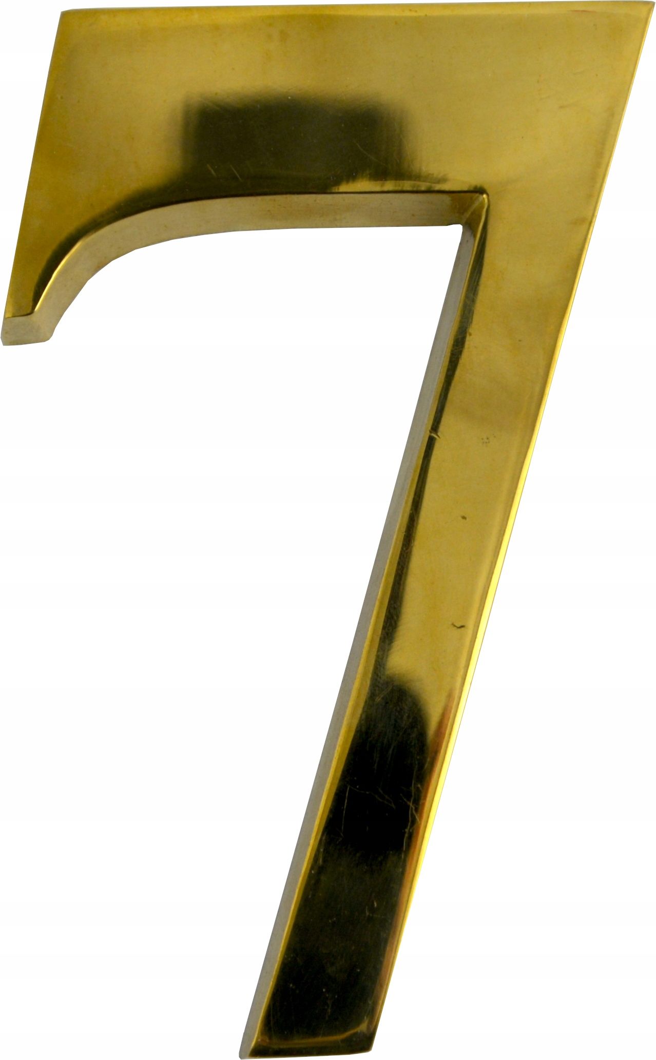  Raidė žalvarinė golden ant namo 14 cm