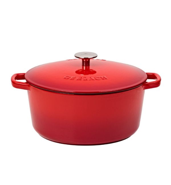  Gerlach daba iron pods 5 l ar vāku 26 cm / čuguns / sarkans gradient