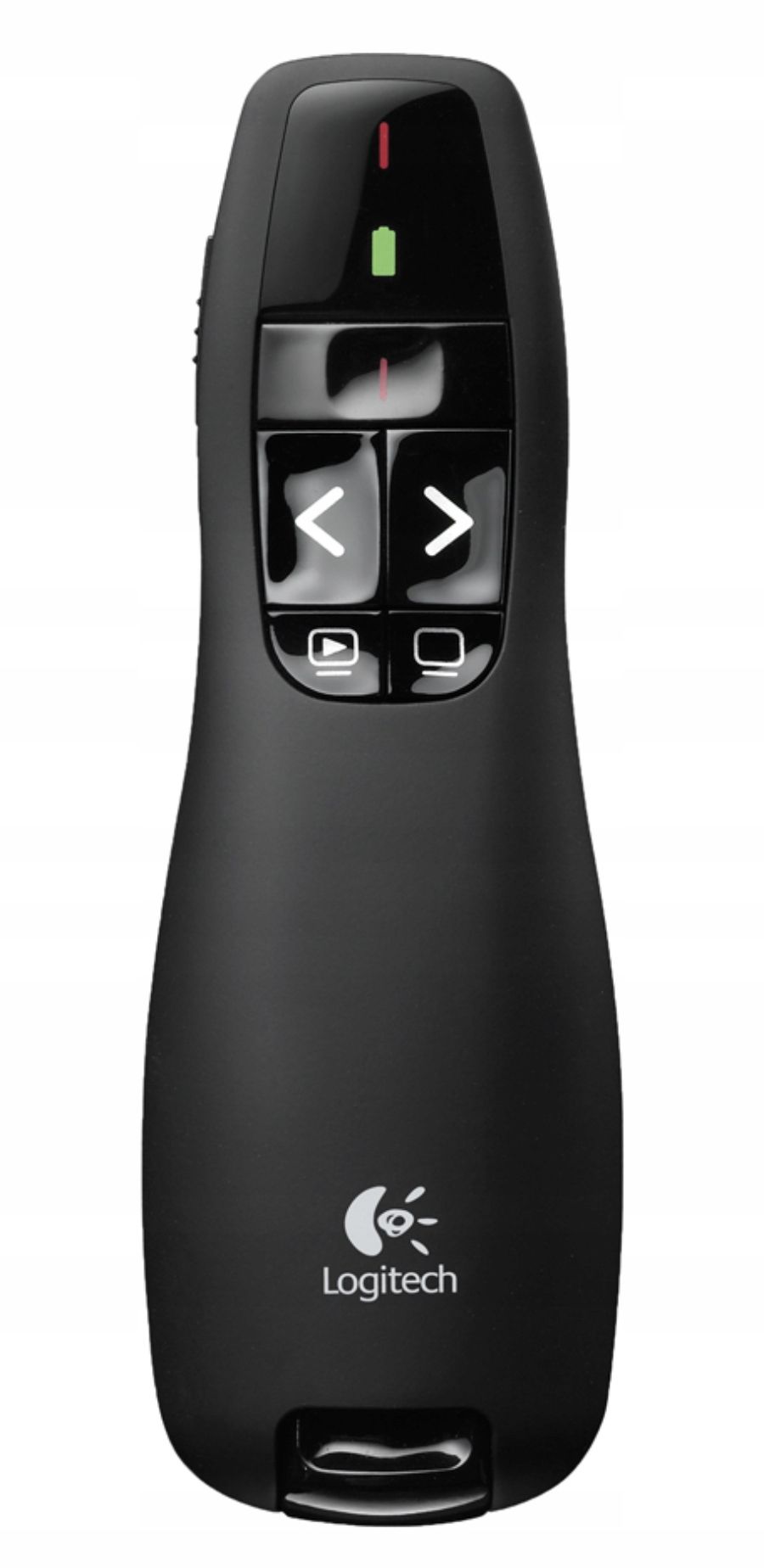  Lazerinė rodyklė logitech r500s grafito spalvos valdymo pultelis "bluetooth" aaa