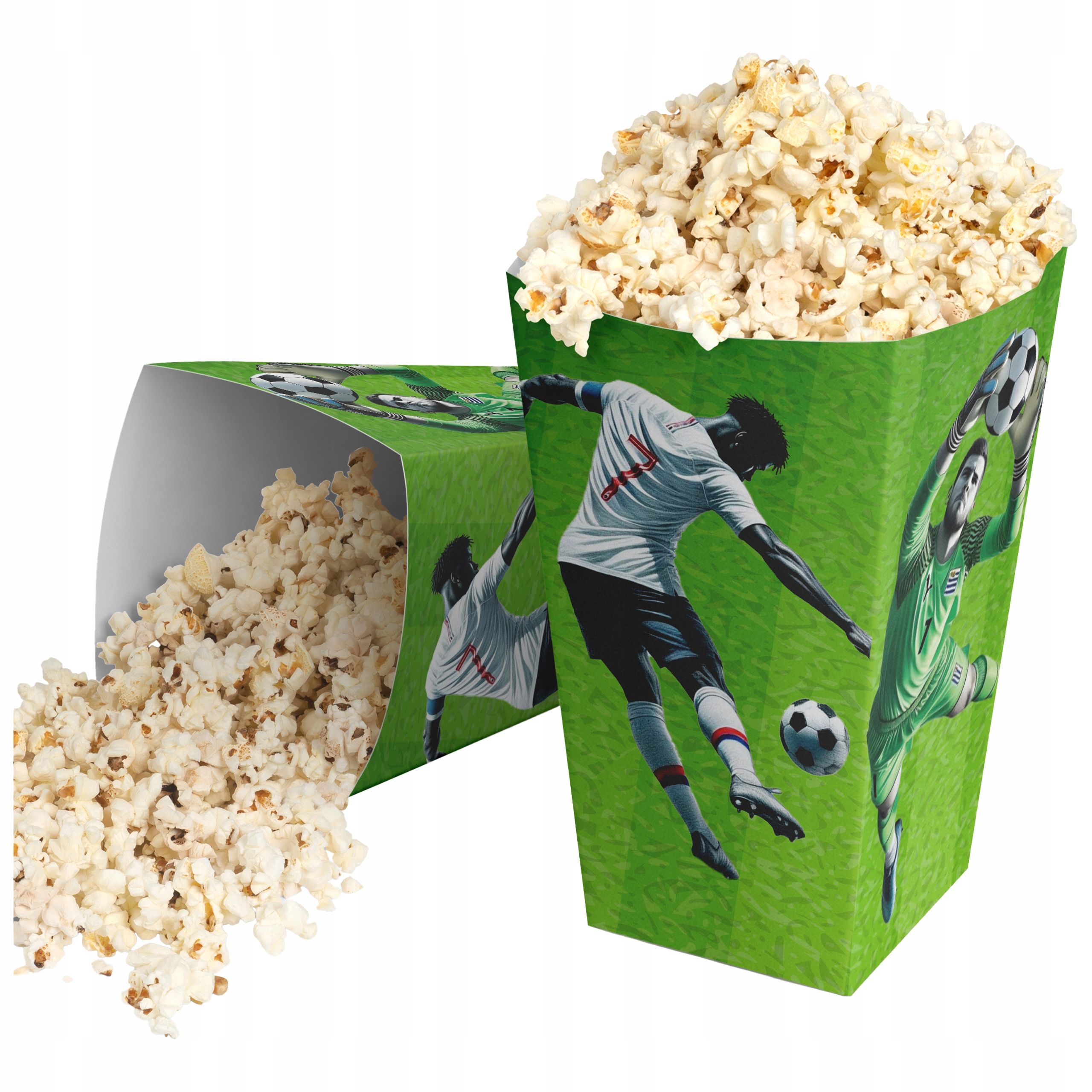  Popcorn boxes snacks football football footballer birthday 4pcs