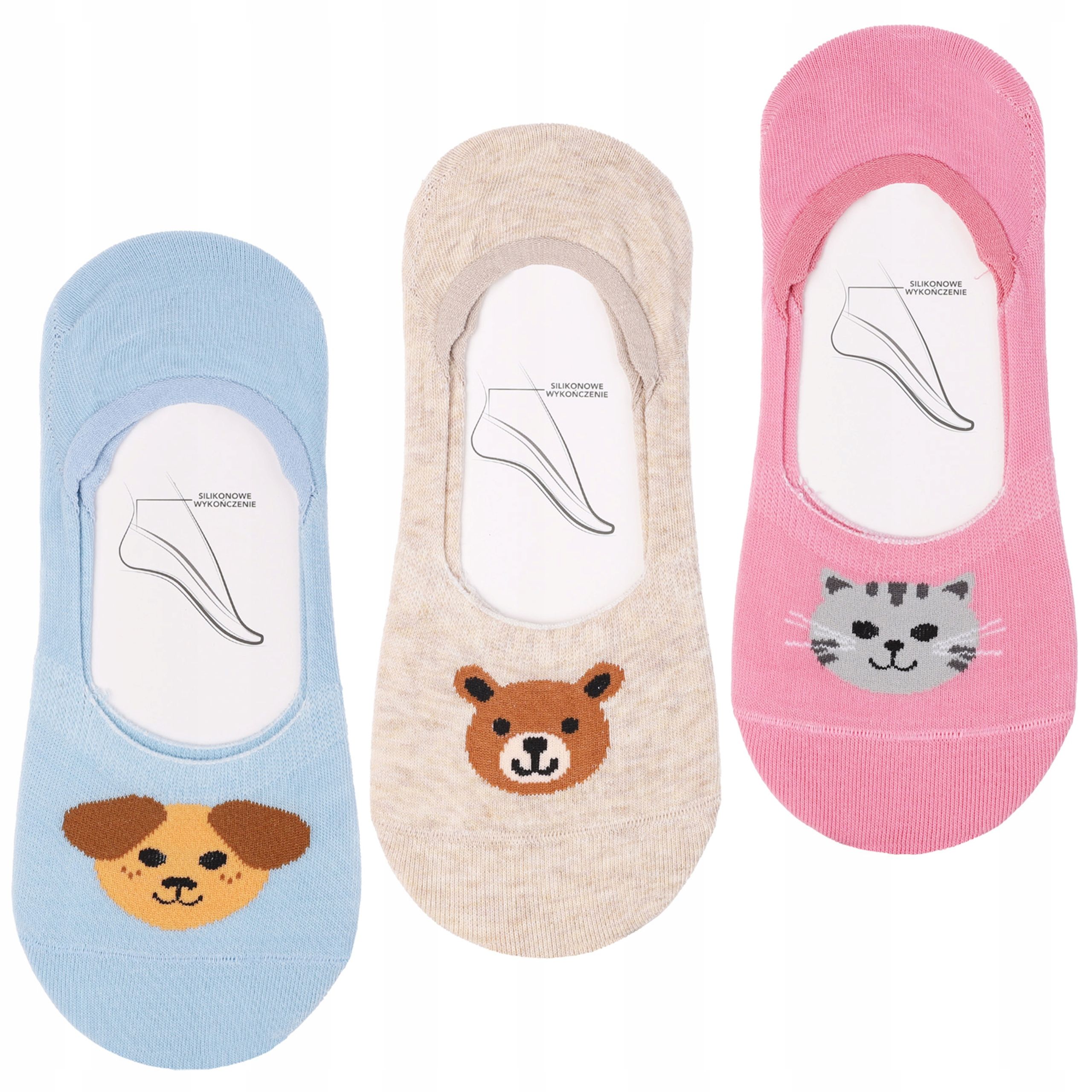  Füße damen moradsch socken ballerinas pommes popcorn pizza 3-paare 35-38