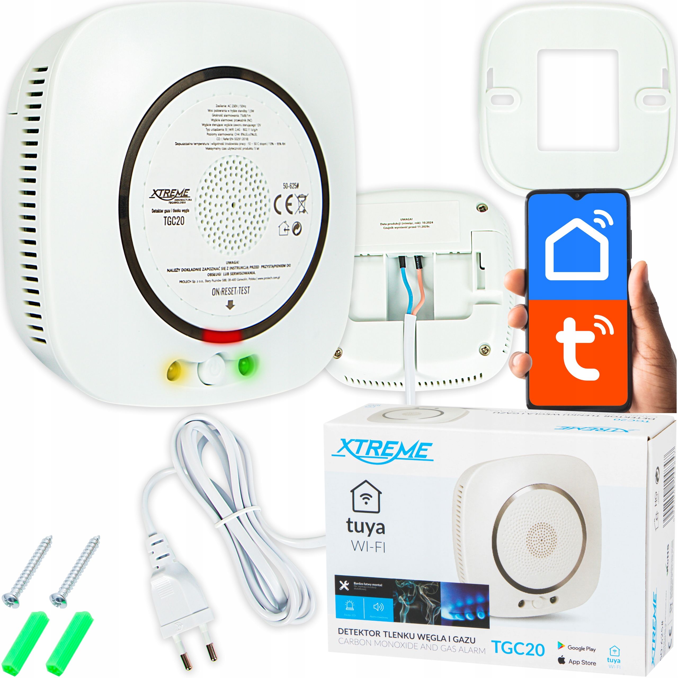  Oglekļa monoksīda sensors oglekļa monoksīda detektors led kā sertificēts