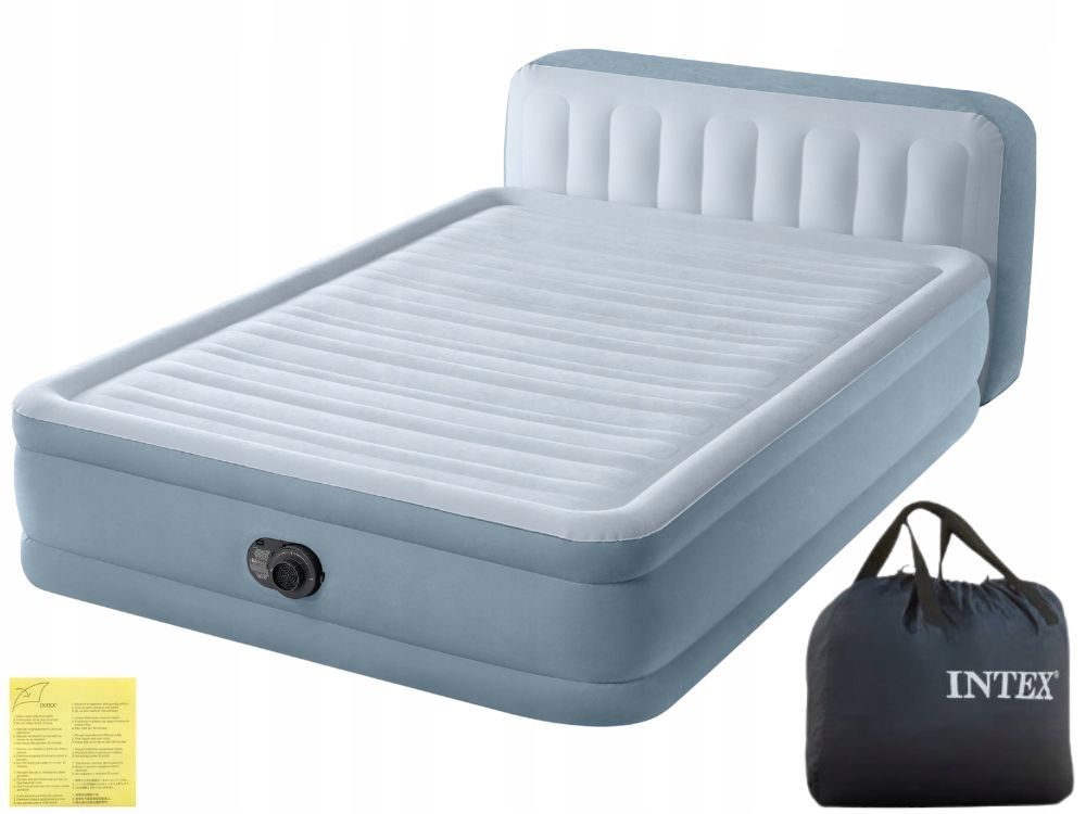  Pripučiamas dvivietis čiužinys lova miegui su pompa 230v intex 67770nd