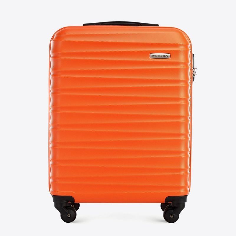  Rankinio bagažo lagaminas abs wittchen groove line 56-3a-311-55 oranžinės spalvos