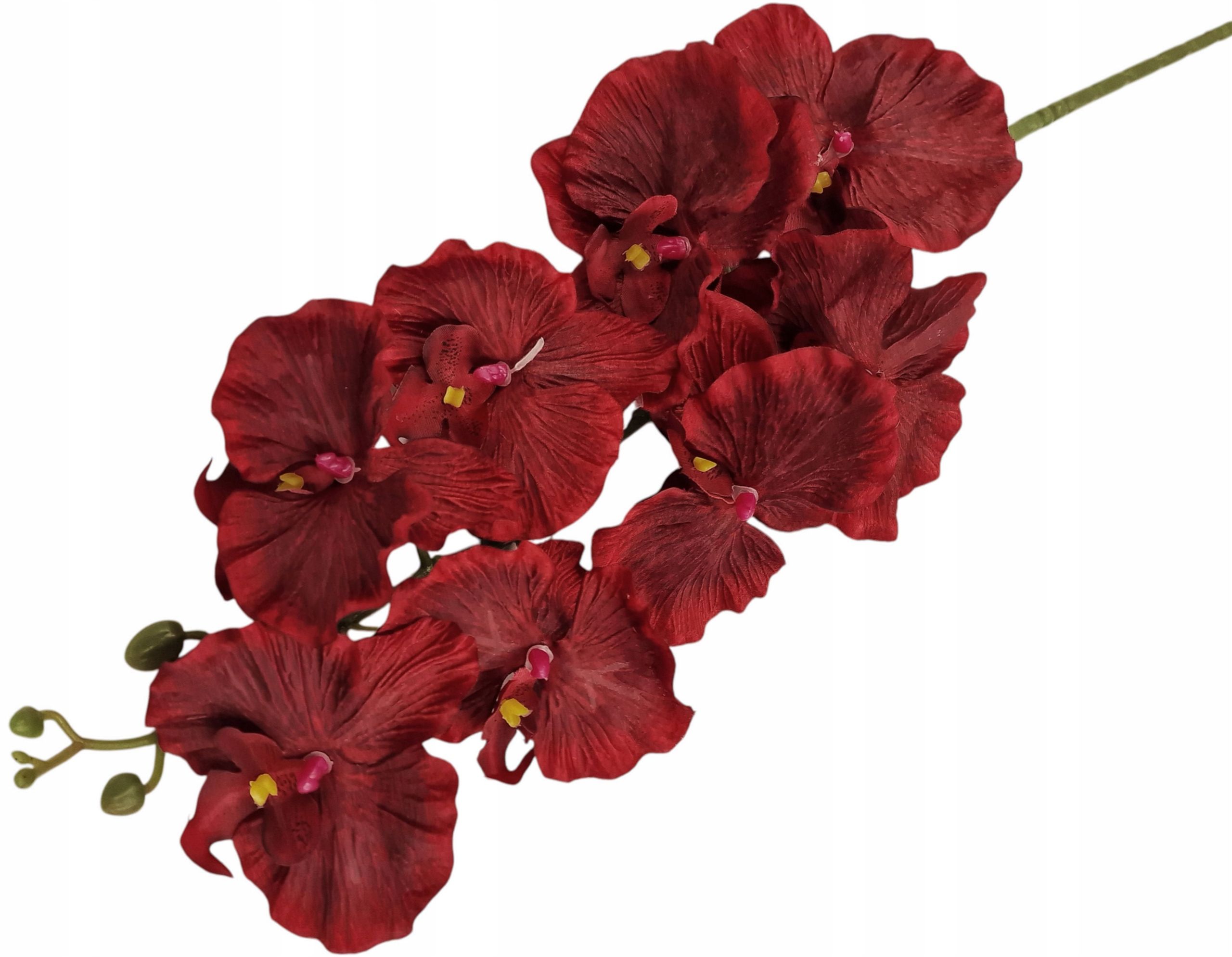  Orchid twig 20 flowers 76 cm rubber