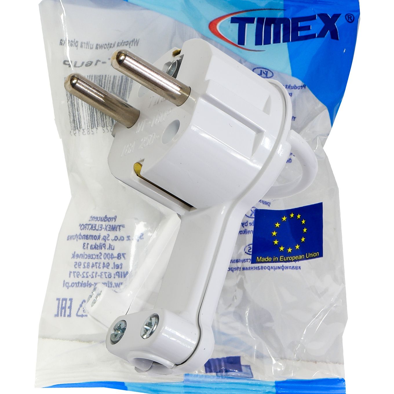  Taisns spraudnis 16a z/u uni-schuko melna krāsa wt-40